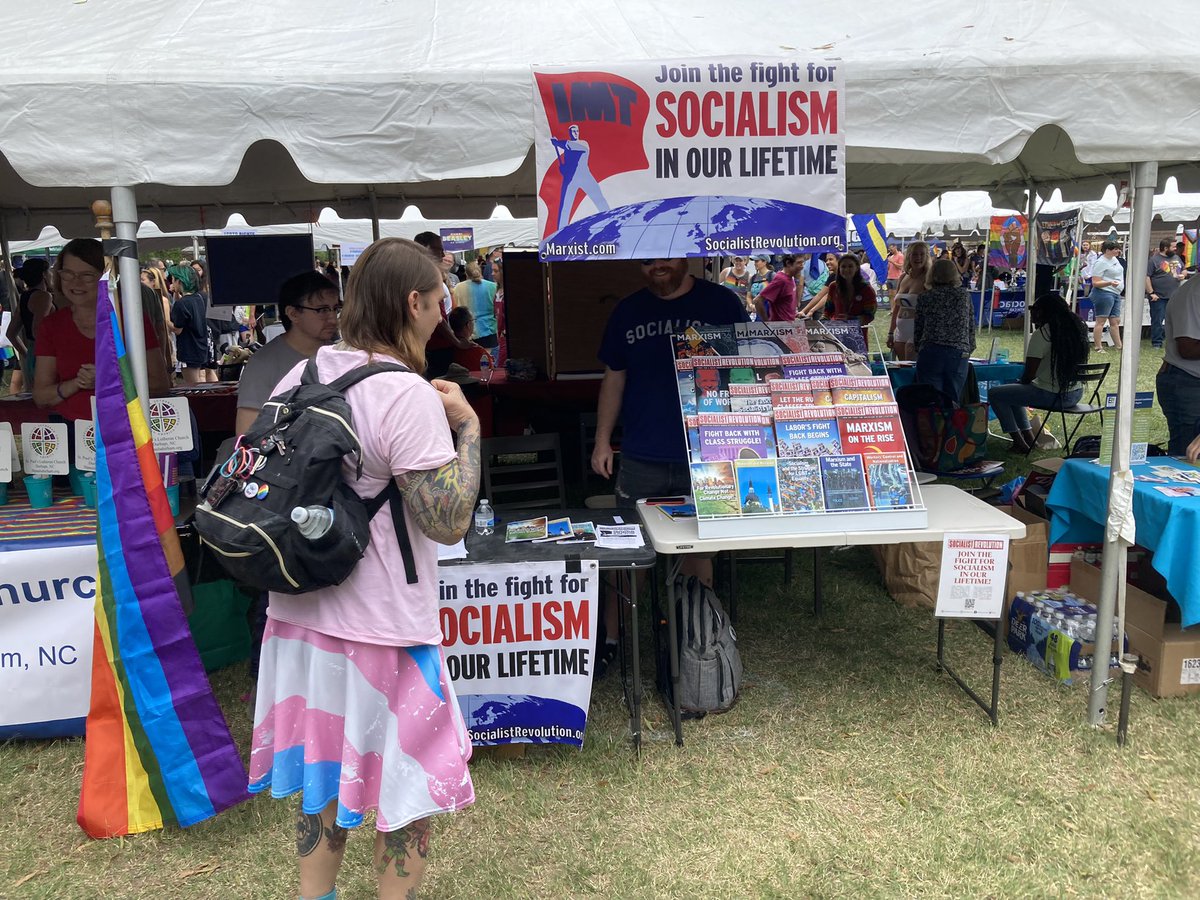 ImtRaleigh's tweet photo. Had a hugely successful tabling session at #durhampride Lots of papers sold, many great discussions about revolutionary Marxism! Many thanks to all who attended and those we had the pleasure of speaking with. https://t.co/hg6Y8HB7FD