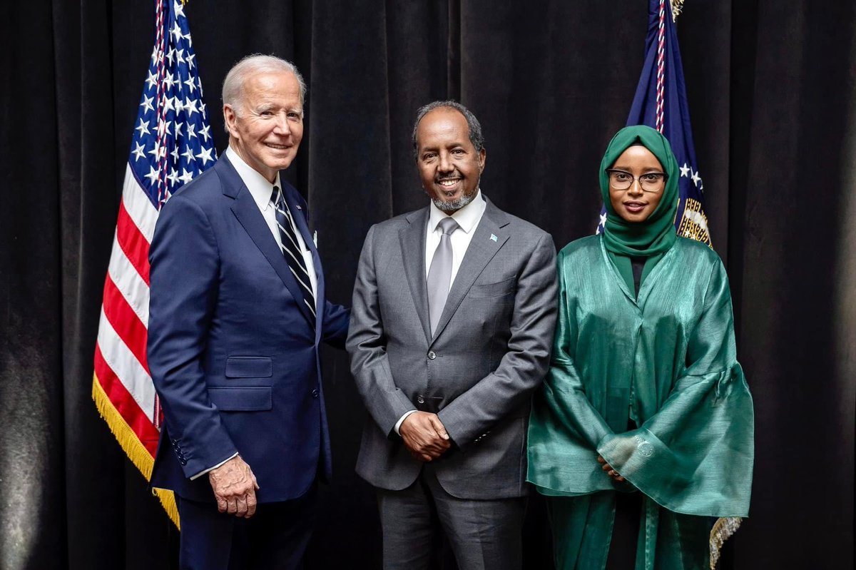 Beylematan's tweet photo. Appreciated our president. @HassanSMohamud bring to light of exterminate the extremists
@JoeBiden @TheVillaSomalia https://t.co/vZGyy7cQAg