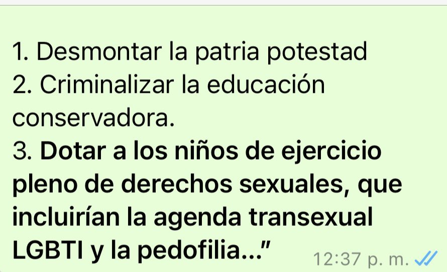 DamarisPatrocin's tweet photo. 4.-Con relación al aborto y la sexualidad de los niños, elaboraron una propuesta de resolución, que les voy a poner fotos con las conclusiones.. ábralo y léanos detalladamente..
Les compartiré un documento por parte mas tarde.. con la descripción de cada cosa.. #PerversidadTotal https://t.co/Jov6YDMD9H
