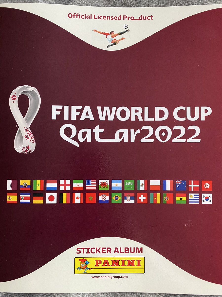 TaylerA84's tweet photo. It’s that time again! Let’s do this! #WorldCup2022 #worldcup #Stickers #paninistickers https://t.co/MEM1OTUEBq