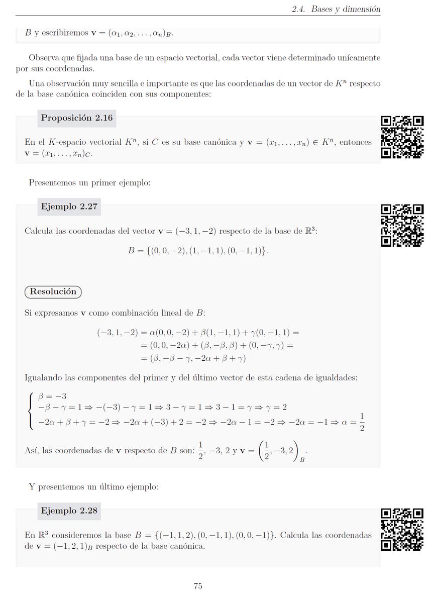 juanmemol's tweet photo. ✅Un libro de ÁLGEBRA LINEAL donde TODO viene explicado en vídeo, conceptos y resultados teóricos, un montón de ejercicios,...  Aquí te explico todo sobre mi nuevo libro 👉 https://t.co/0Icf3HiQiW https://t.co/rLFb0xSK4y