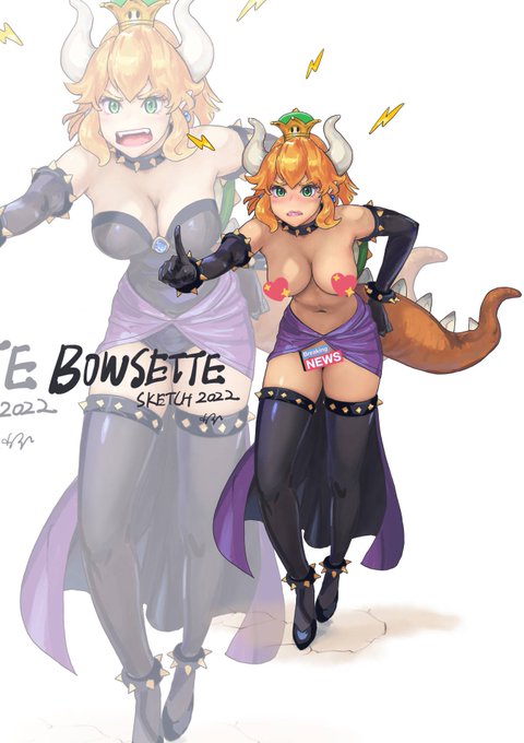 ちょっと脱げちゃったBowsette Special 