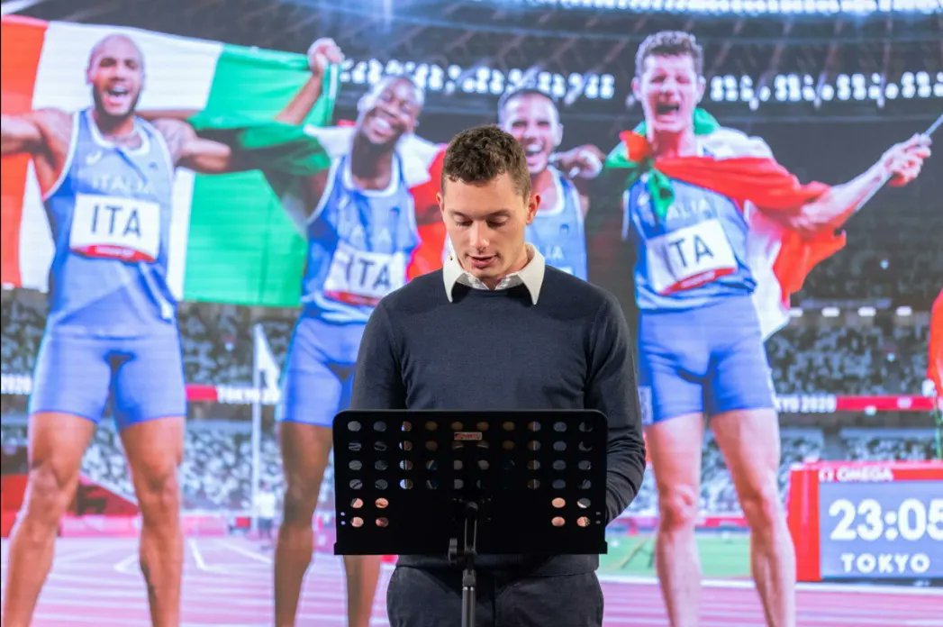 FilippoTortu's tweet photo. Una grande festa all'insegna dello sport per rivivere insieme momenti per me indelebili e far crescere sempre più la passione per l’atletica. Grazie a tutti i presenti per aver partecipato e a @Gazzetta_it per l'invito. È sempre un grande piacere. 😉

📸 #IlFestivalDelloSport https://t.co/NTyFwt4XYL