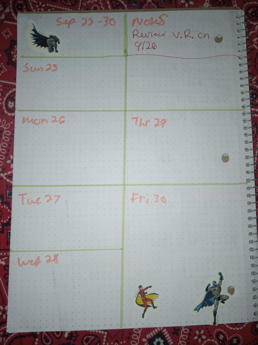MarieArtEST2017's tweet photo. Here is week five in my reading bullet Journal.
#bujo #bulletjournalcommunity #bulletjournal https://t.co/P1NTLGRvys