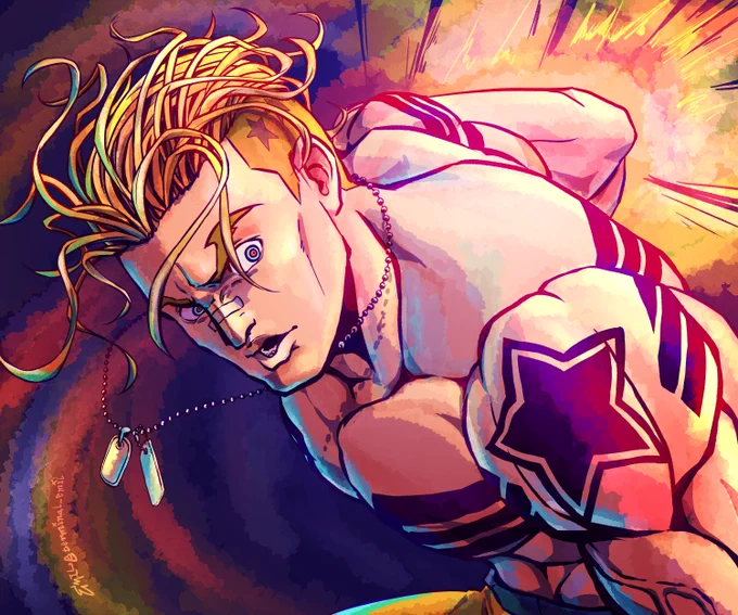 #格ゲーキャラ描こうぜ ルーク 