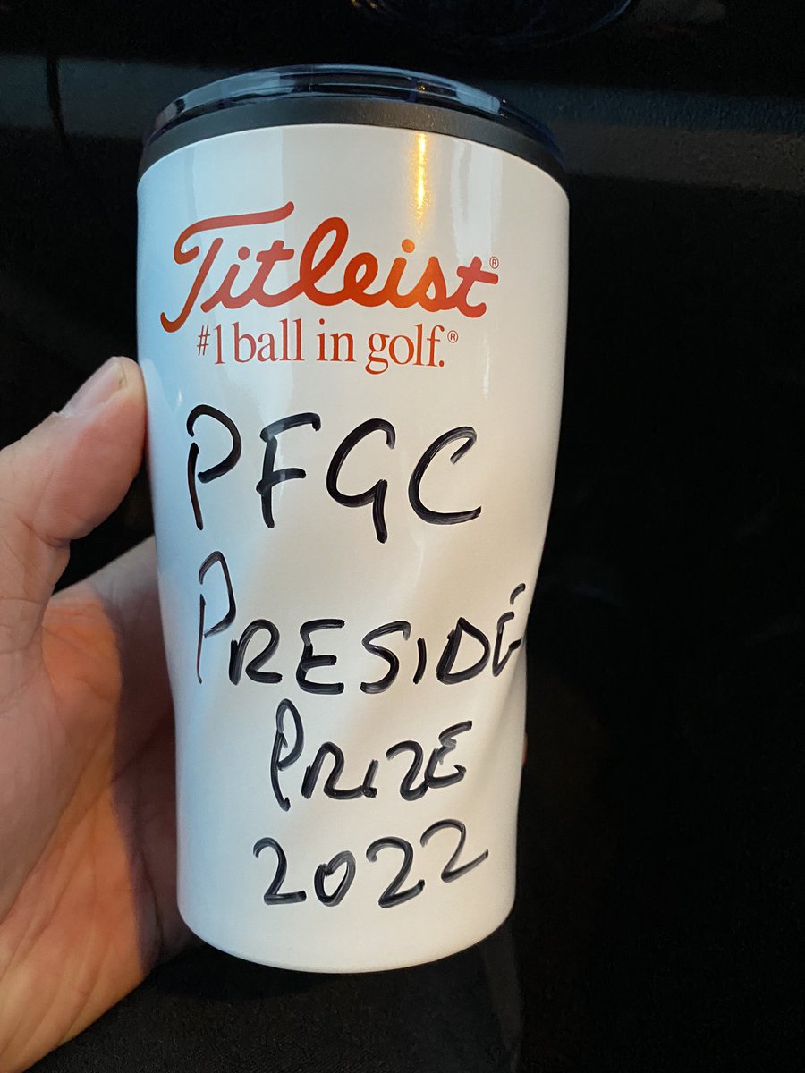 Got awarded with my cup for winning The Presidents Prize <a href="/pikefoldgc/">Pike Fold Golf Club</a> today. Big thank you to <a href="/GHamerton/">Grant Hamerton</a> for making it happen. #topprofessional #topgolfclub