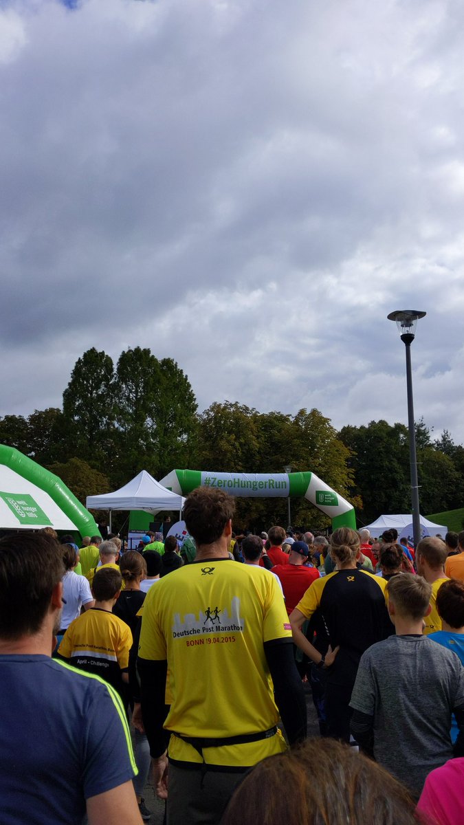 #zerohungerrun in #Bonn. Tolle Stimmung für eine gute Sache - für eine Selbstverständlichkeit.