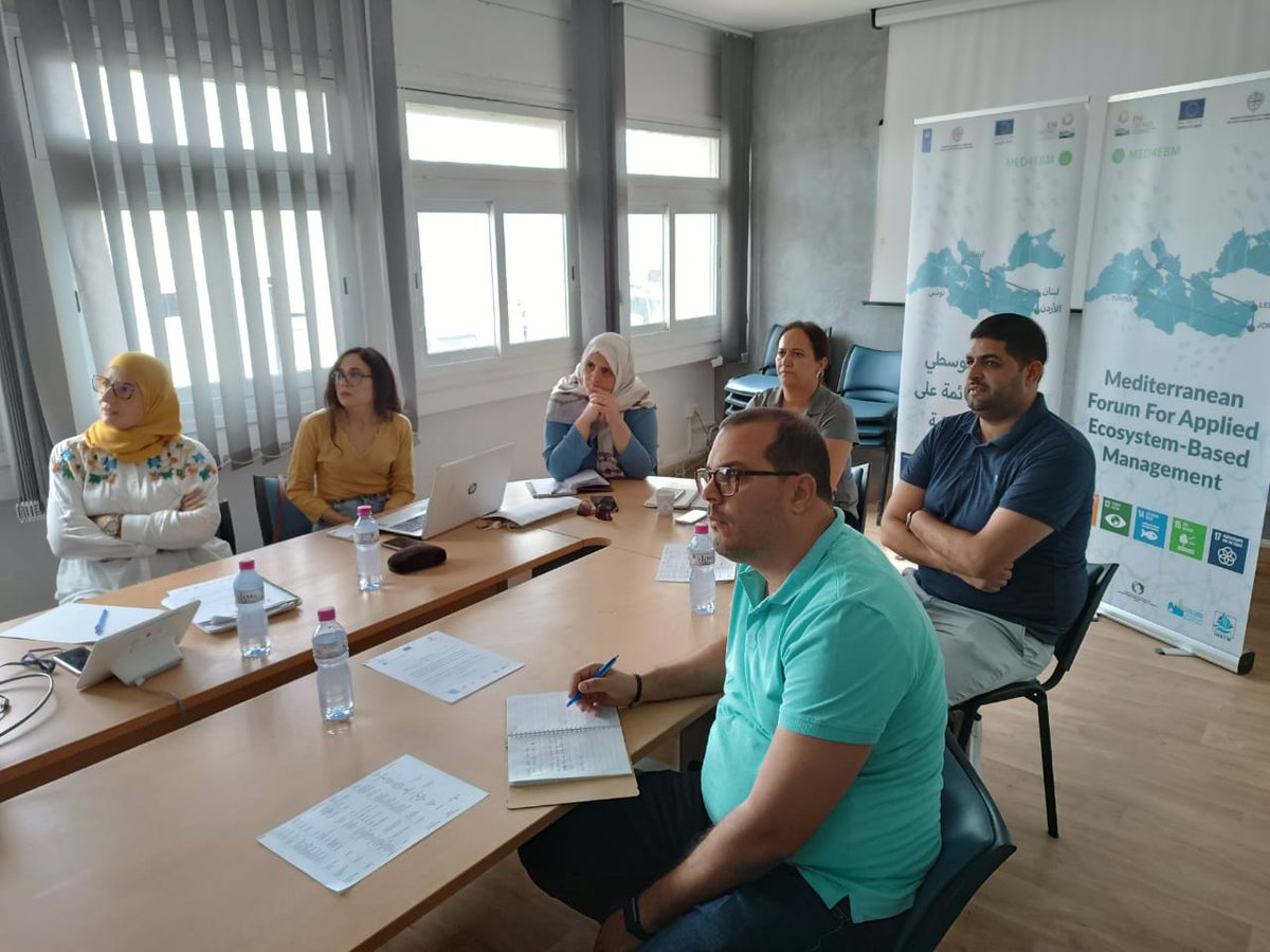 INSTM_TN's tweet image. Thursday 22nd September, the MED4EBM team had the first System Cause-Effect Analysis Workshop "Assessment of ecological risks and socio-economic stresses and the first identification of management interventions" 
@Med4ebm
 #Gomed 
@ENICBCMed
 #Kneiss_Islands