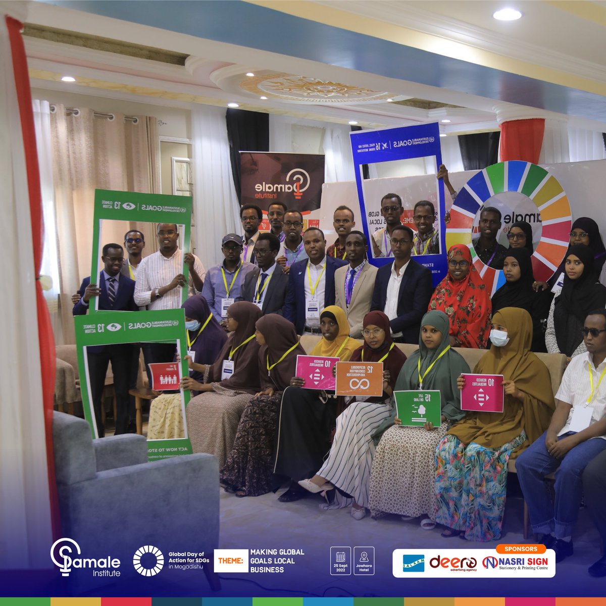 adam_rage's tweet photo. Glad to attend such this event SDGs for action #Act4SDGs #FlipTheScript #SDGs #lifeskills #GlobalGoals #TheSomaliaWeWant #CreatingBetterSomalia @CeshCentre @NinaViberg https://t.co/1echV6SKN4
