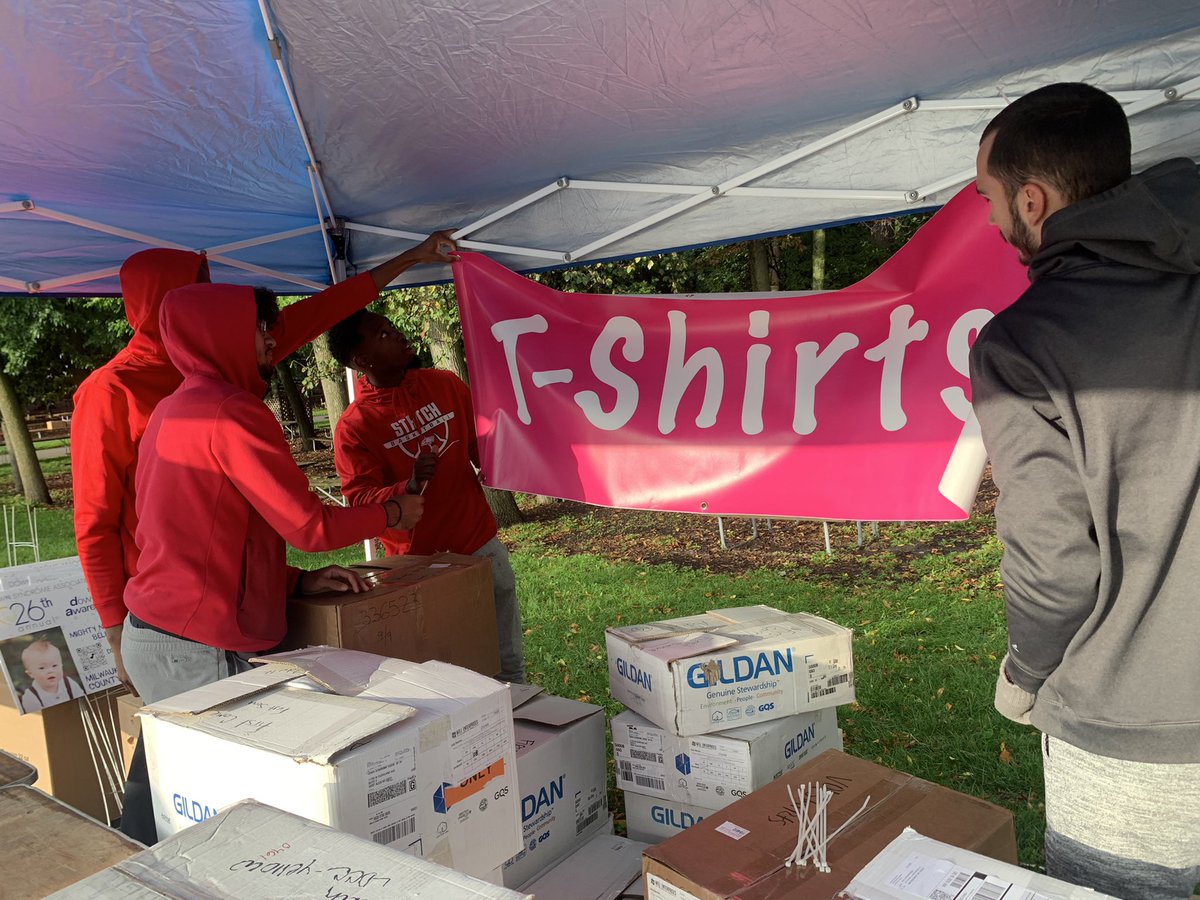 Our guys helped set up for the Down Syndrome Awareness Walk this morning, Awesome to give back to the Milwaukee Community!