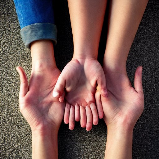 Hands to feet - created with <a href="/get_starryai/">starryai</a>