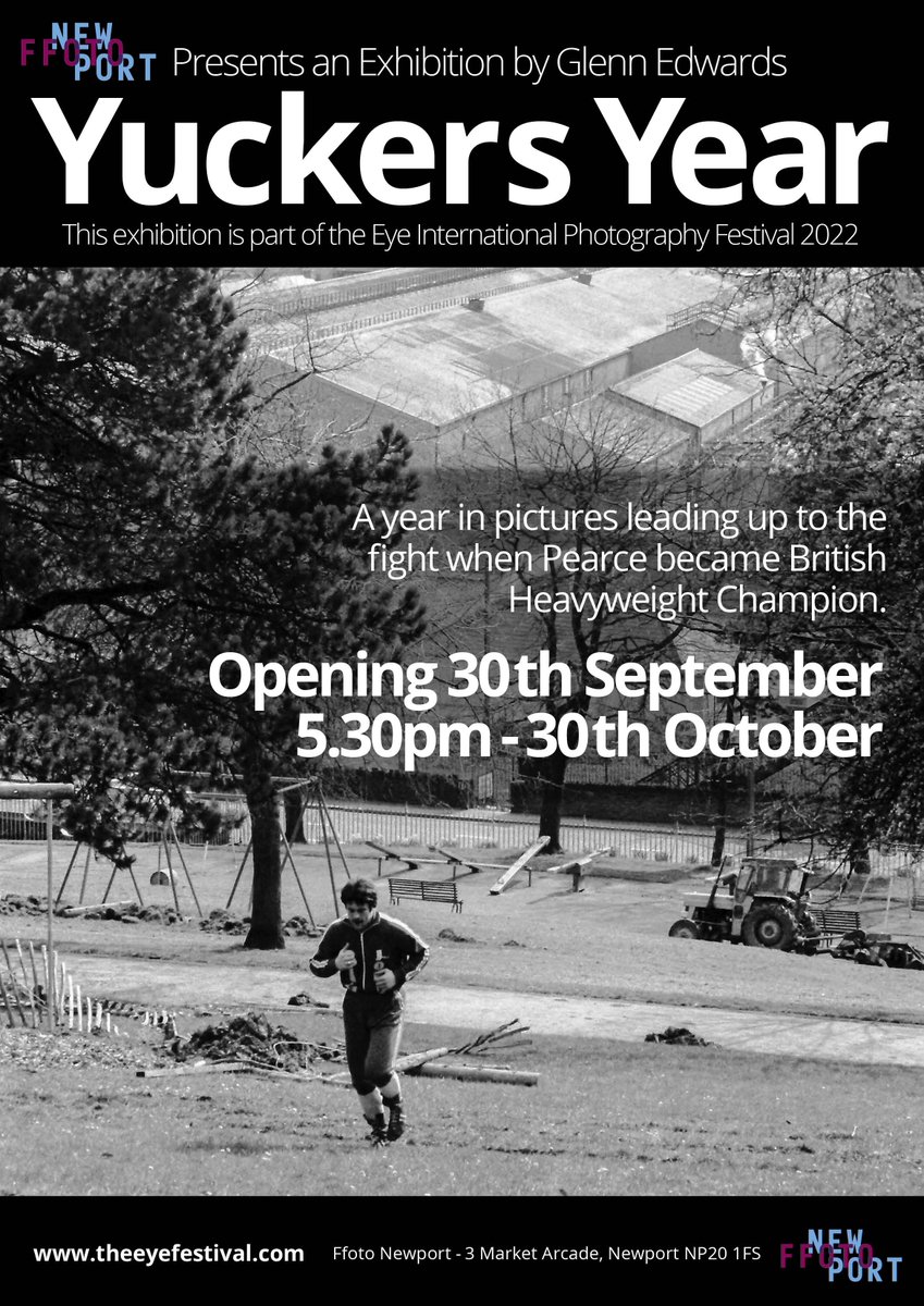 GlennEdwardsPJT's tweet photo. Please come along to FfotoNewport on Friday 30th 5.30pm for the opening of Yuckers Year exhibition the year David Pearce became British Heavyweight Champion taken while still a student on David Hurn's Doc Phot. Newport / Wales sporting and social history. https://t.co/KqDfQQCQs2