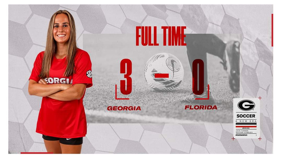 Codydawg's tweet photo. It's always nice to beat the Gators.  #GoDawgs #UGASoccer https://t.co/greplgv9Fn