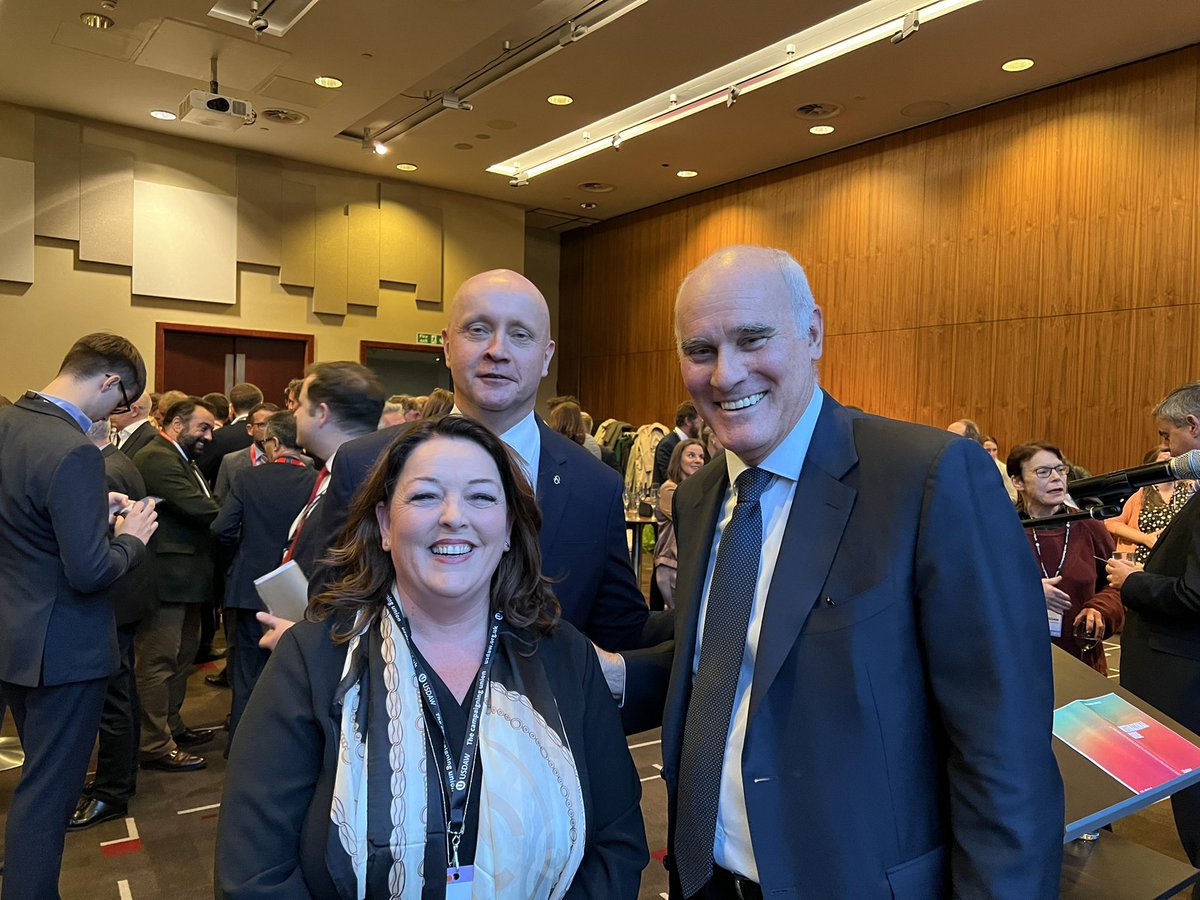 tinamckenz's tweet photo. Great to meet with our Finnish Ambassador @JSiukosaari and the EU Ambassador @ValedeAlmeidaEU in Liverpool #labour22 https://t.co/jLv4b029nN