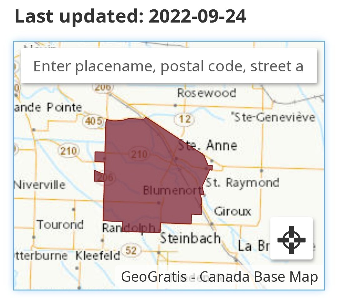KelvinHeppner's tweet photo. One of the main poultry processing plants in Manitoba and a broiler hatchery located in this control zone. https://t.co/yWxT26H0Pb