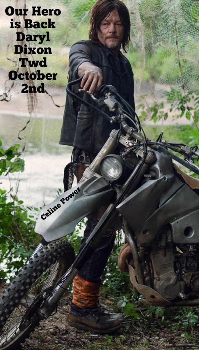CelinePower2's tweet photo. So happy to have my favourite person ever back, Norman Reedus returns as Daryl Dixon on October 2nd in The Walking Dead
Love you dude, your phenomenal 💗
#twdreturns #daryldixon #finaleightepisodes @wwwbigbaldhead @WalkingDead_AMC @AMCPlus @angelakang
#FortNormanReedus https://t.co/DXcMIDe3tk