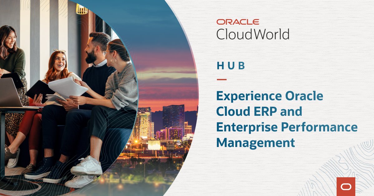 lromanowski1981's tweet photo. Network and chat one-on-one with a finance application expert at @CloudWorld in Vegas. Learn how to automate the financial close, get up-to-the-minute cash forecasts, track and report on sustainability efforts, and more!  https://t.co/9kVCUoZlfR #OCW https://t.co/AluwTAK9x3