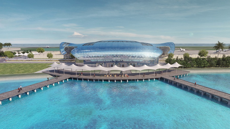 MoEDmv's tweet photo. The contract for the largest infrastructure project to be undertaken outside Greater Male' region in the history of Maldives was signed tonight. The Hanimaadhoo International Airport Development Project will transform the economic landscape of the North of Maldives
@faya_i https://t.co/eJ2k4ndnUC
