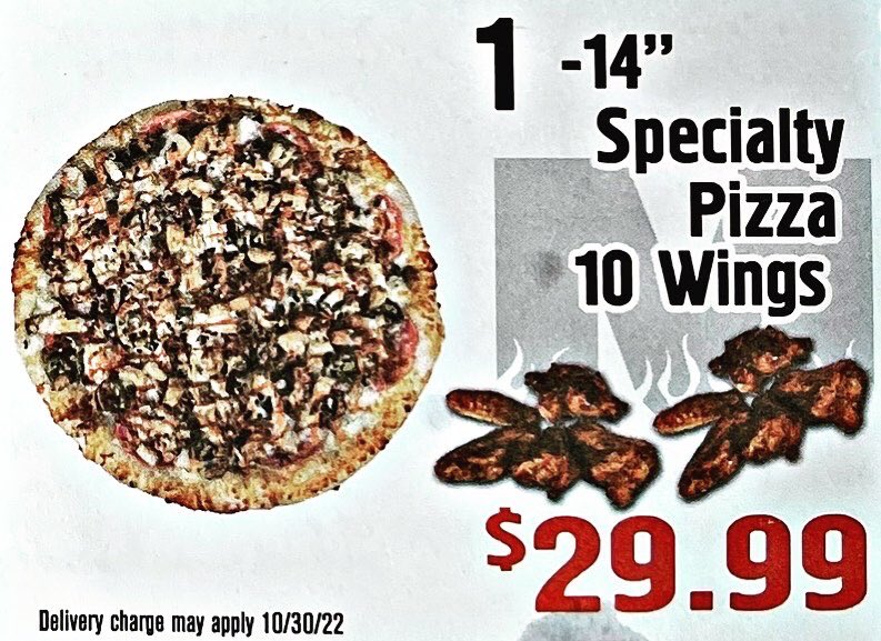 MonstrousPizza's tweet photo. Daily specials available for delivery or take out from 10AM-9PM! Give us a call (626) 339-2100 or order online https://t.co/14luubFlco #pizza #covina #monstrouspizza https://t.co/mGumY4RScQ