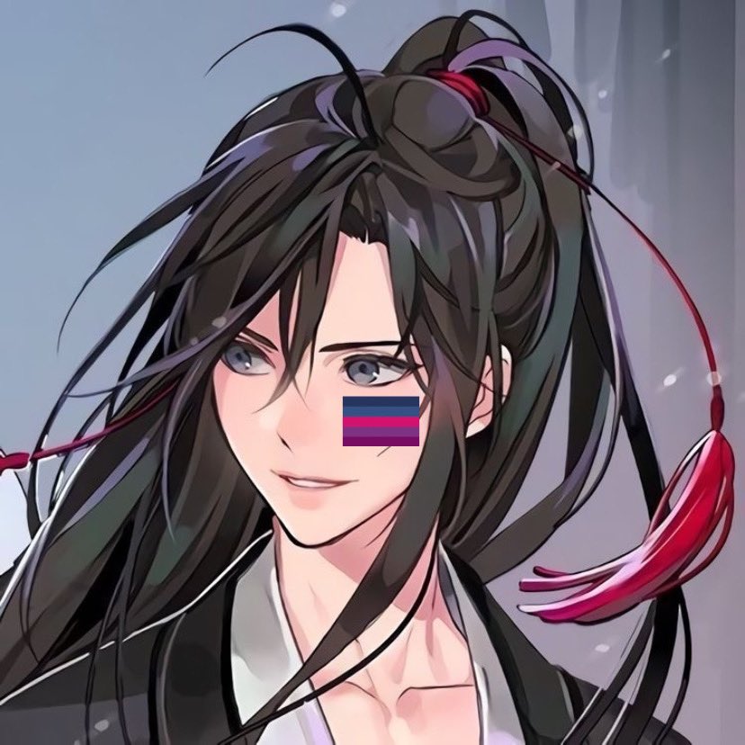evilbiotd's tweet photo. Today’s first evil bisexual of the day is Wei Wuxian from MDZS (canon) -🍪 https://t.co/3UyGK7Wwew