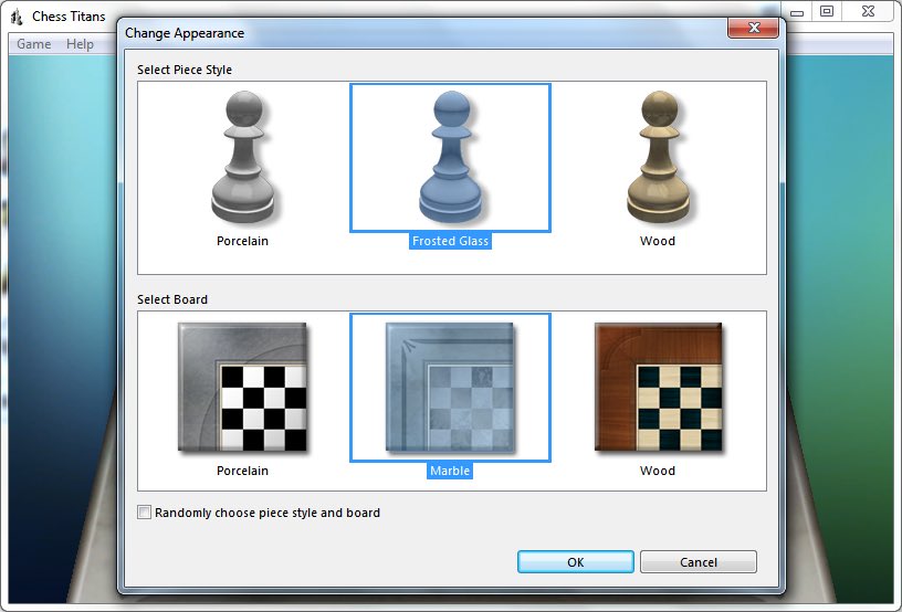 Chess Titans on Windows XP 