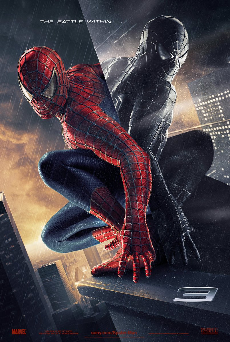 RT @Shots_SpiderMan: Poster of Spider-Man 3 (2007). https://t.co/TLCdCZMnsU