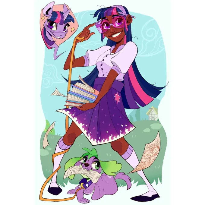 Also if you feel deprived of melanin after looking at that atrocity of a plushie you should follow me for my art and I'll help fix that  
