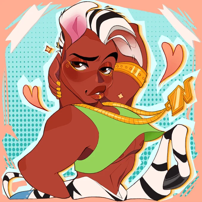 Also if you feel deprived of melanin after looking at that atrocity of a plushie you should follow me for my art and I'll help fix that  