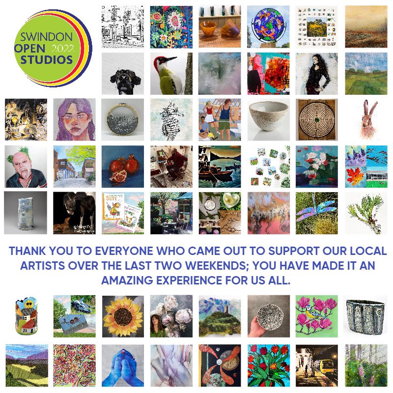 Swindon Open Studios (@swindonopen) on Twitter photo And just like that, <a href="/swindonopen/">Swindon Open Studios</a> studios is over for another year. It’s been a blast. And just like that, <a href="/swindonopen/">Swindon Open Studios</a> studios is over for another year. It’s been a blast.