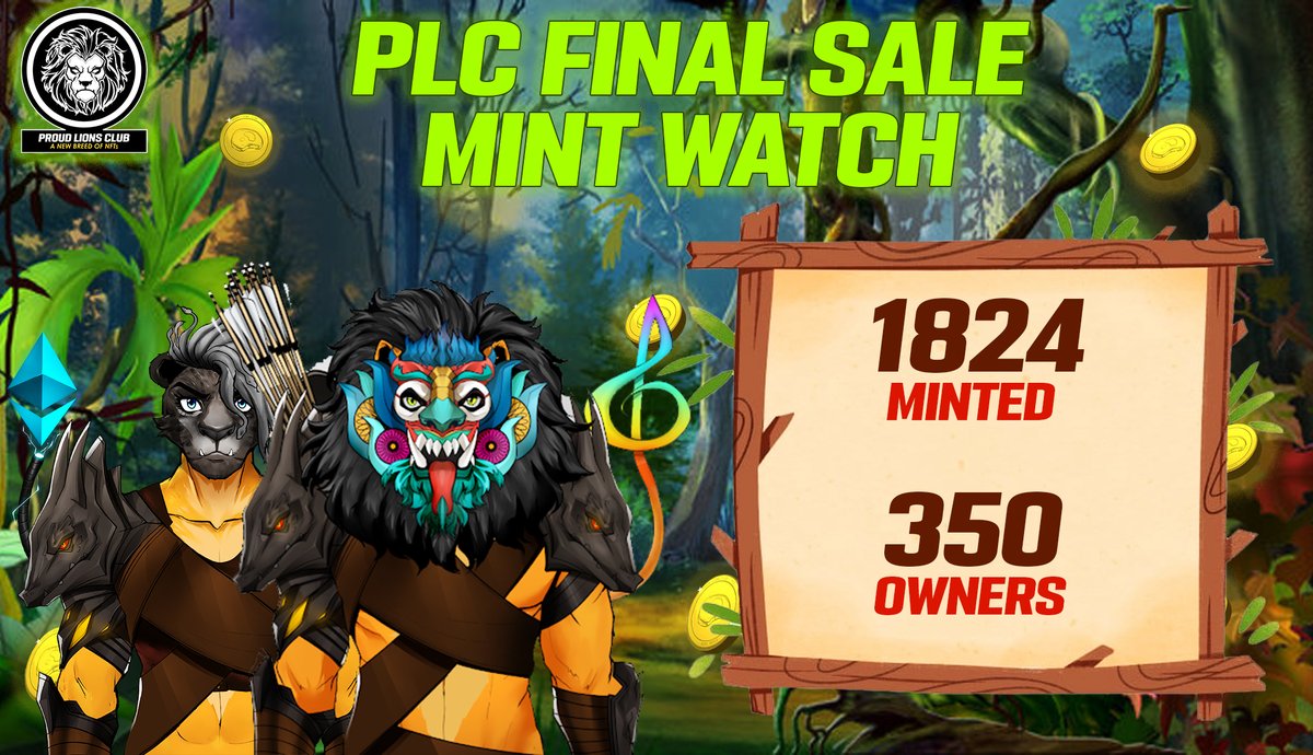 PunklionPLC's tweet photo. The final phase @proudlionsclub is live. Grab your NFTs now &amp; enjoy every utility that's offered in the space. We are in for a long ride !!

Discord: https://t.co/41yhcOBlLk

#NFT #NFTProject #NFTartists #Crypto #Ethereum #blockchain #opensea #NFTs #NFTshill https://t.co/eOnLvIUOON