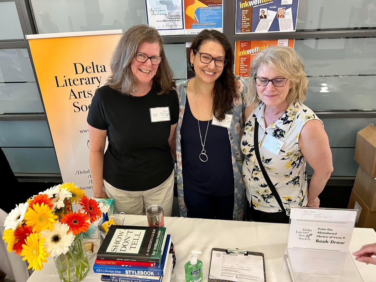 deltaliterary's tweet photo. Come visit us at WORD VANCOUVER today until 8pm at SFU Harbour Centre! ✏️
#wordvancouver #dlas #writersoftwitter #writerslife #poetsoftwitter #writingcommunity #deltabc #exploredelta #welovedeltabc #welovedelta #northdelta https://t.co/aDOjFDy7J4