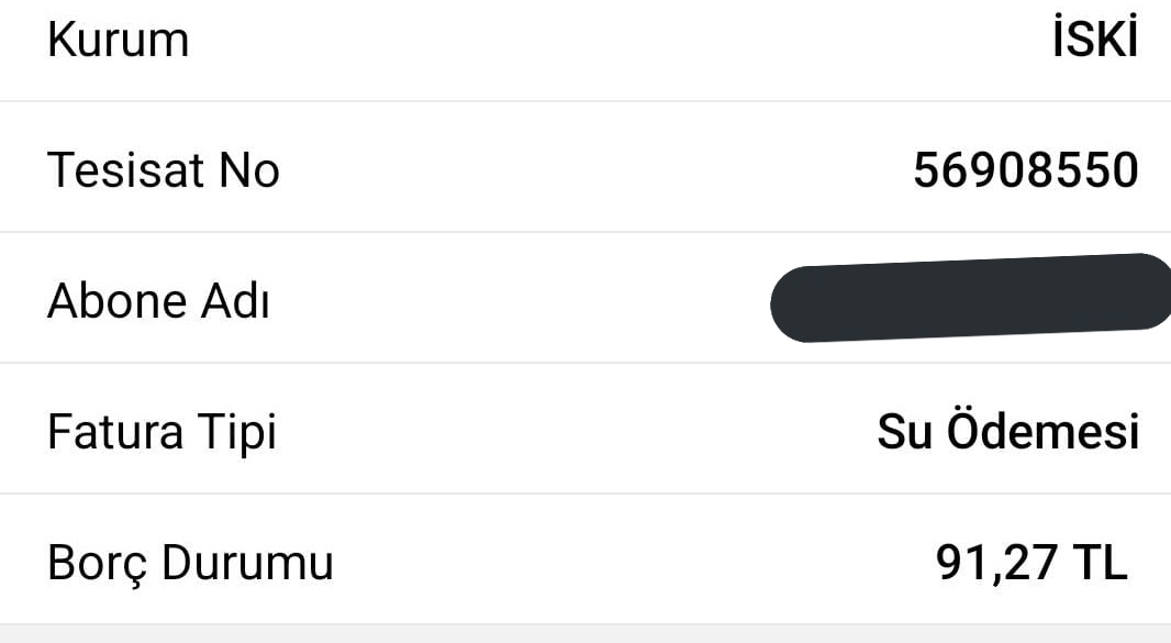 Istanbul İski su faturası bir yaşlı amcamizin faturası 91# ödeyecek durumu yok yardımcı olacak varmı 😢
