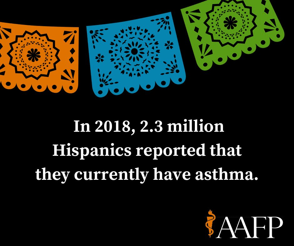 According to @HHSgov, Hispanics are twice as likely to visit the emergency department for asthma, as compared to non-Hispanic whites. bit.ly/3U11Hxv
#NationalHispanicHeritageMonth
