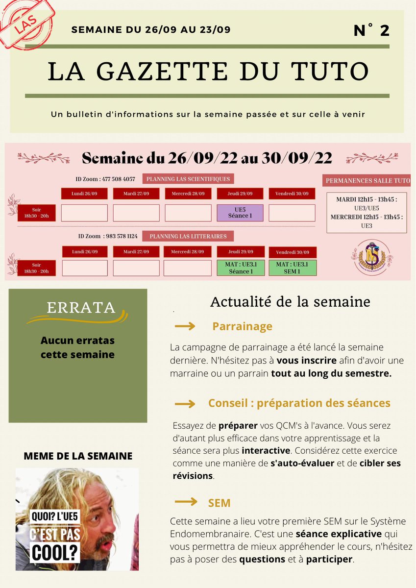 Association du Tutorat Santé de Montpellier tweet media