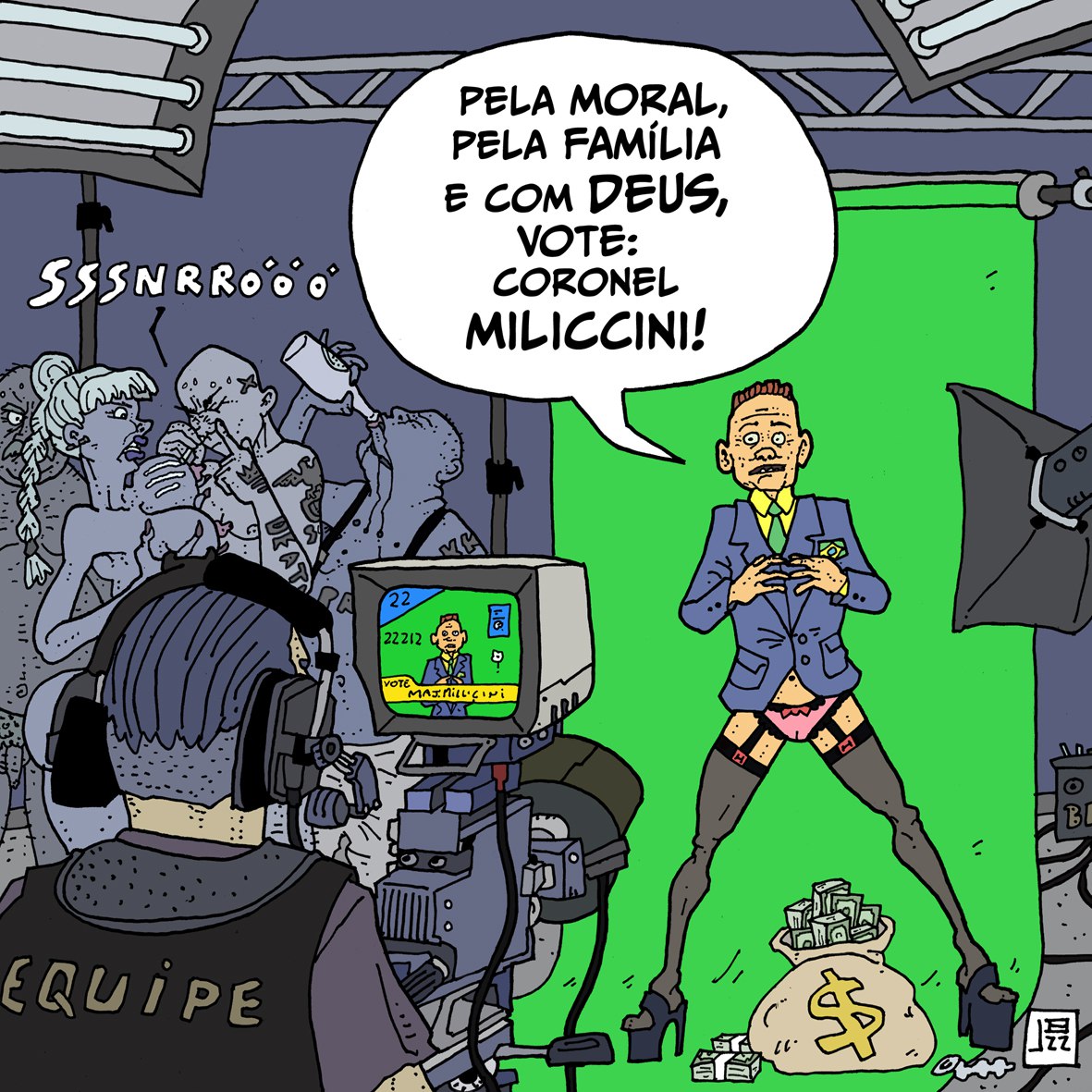 A real é que entre os líderes bolsonaristas só dá putanheiro, cheirador e viado enrustido... Moralistas imorais!

#BolsonaroVagabundo