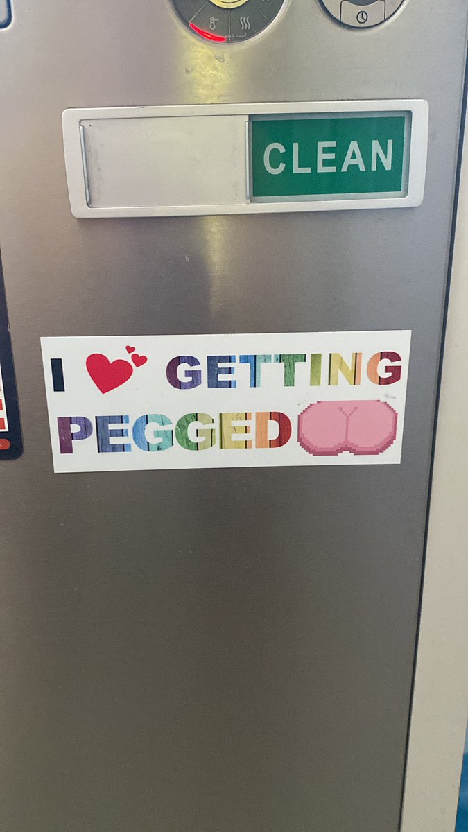 maculateanna's tweet photo. @_babelfishing_ May I present to you a magnet that was put on a friends car and now lives on our dishwasher https://t.co/n3JiyKTWyg