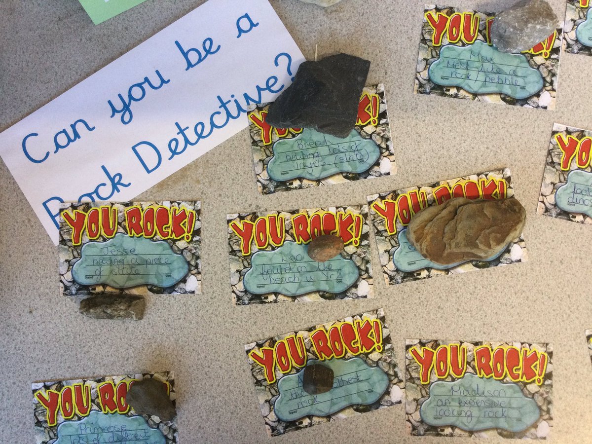 Class3l's tweet image. Here are the winners of our fantastic rock competition. Well done to all those who brought one in.