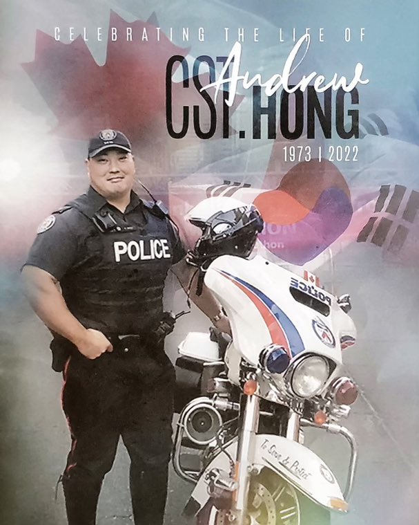 Tragedy. Andrew was doing exactly what we ask our officers to do when he was brutally murdered - be visible, engage with the community, & be a regular guy. Rest easy HM19, we got it from here. TY to the funeral planning team, it was my pleasure to work with you #HeroInLife