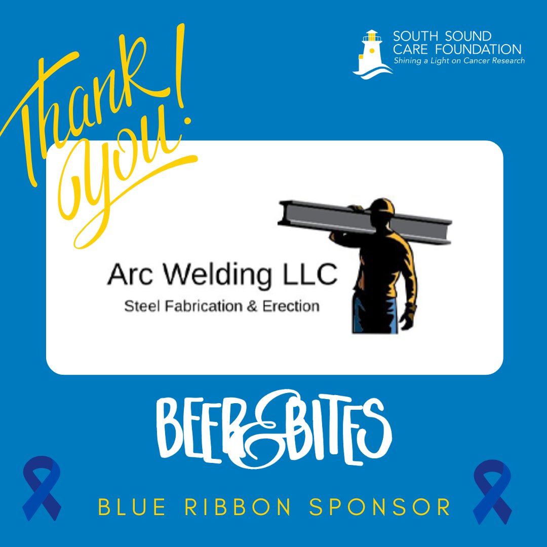 Thank you Arc Welding! We are excited to have you on board for Beer &amp; Bites this weekend!