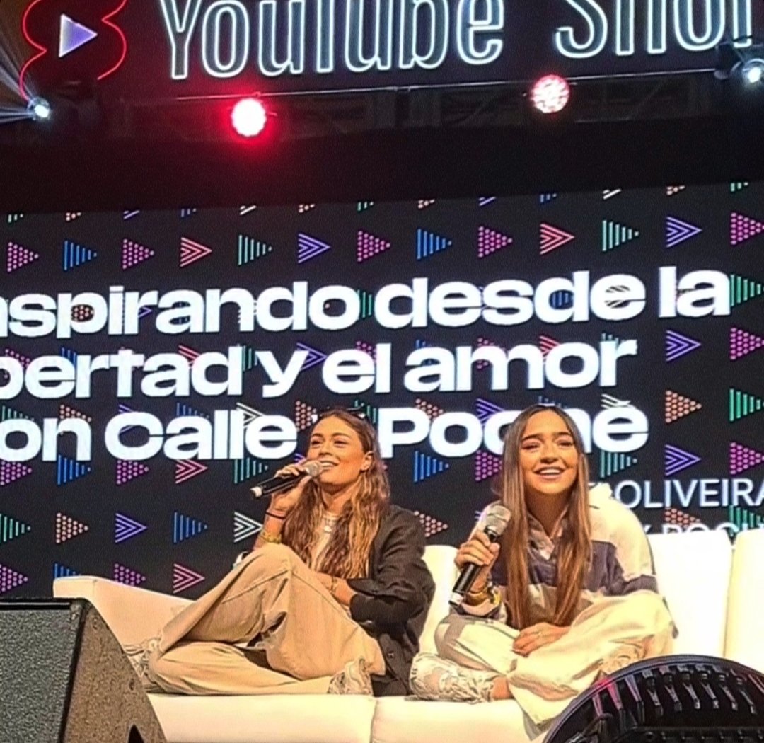 cachersociety's tweet photo. 🚨 | NUEVOS PROYECTOS CYP

¡calle y poché acaban de anunciar en vidcon que sus próximos proyectos son: la película del libro "sí,si es contigo", poché y una exposición de arte, daniela calle y su carrera musical!

ESTAMOS FELICES

CALLE Y POCHÉ X VIDCON 
#VidConMexico #CYPxVidcon https://t.co/0dmag9H91b