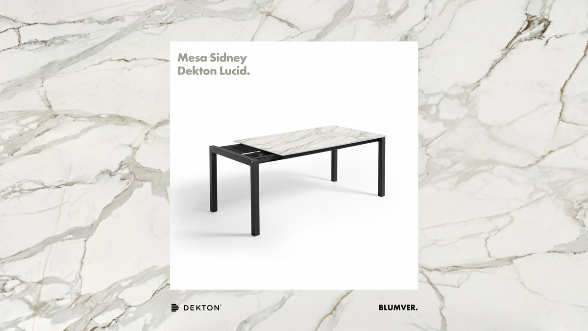 BLUMVER_ES's tweet photo. Toda la gama oficial @Dekton siempre disponible en BLUMVER para crear tu mesa a medida en cualquiera de las texturas y creaciones #dekton
Descúbrelo todo en https://t.co/ShBlxH2ZwE https://t.co/vY0RKipRcD