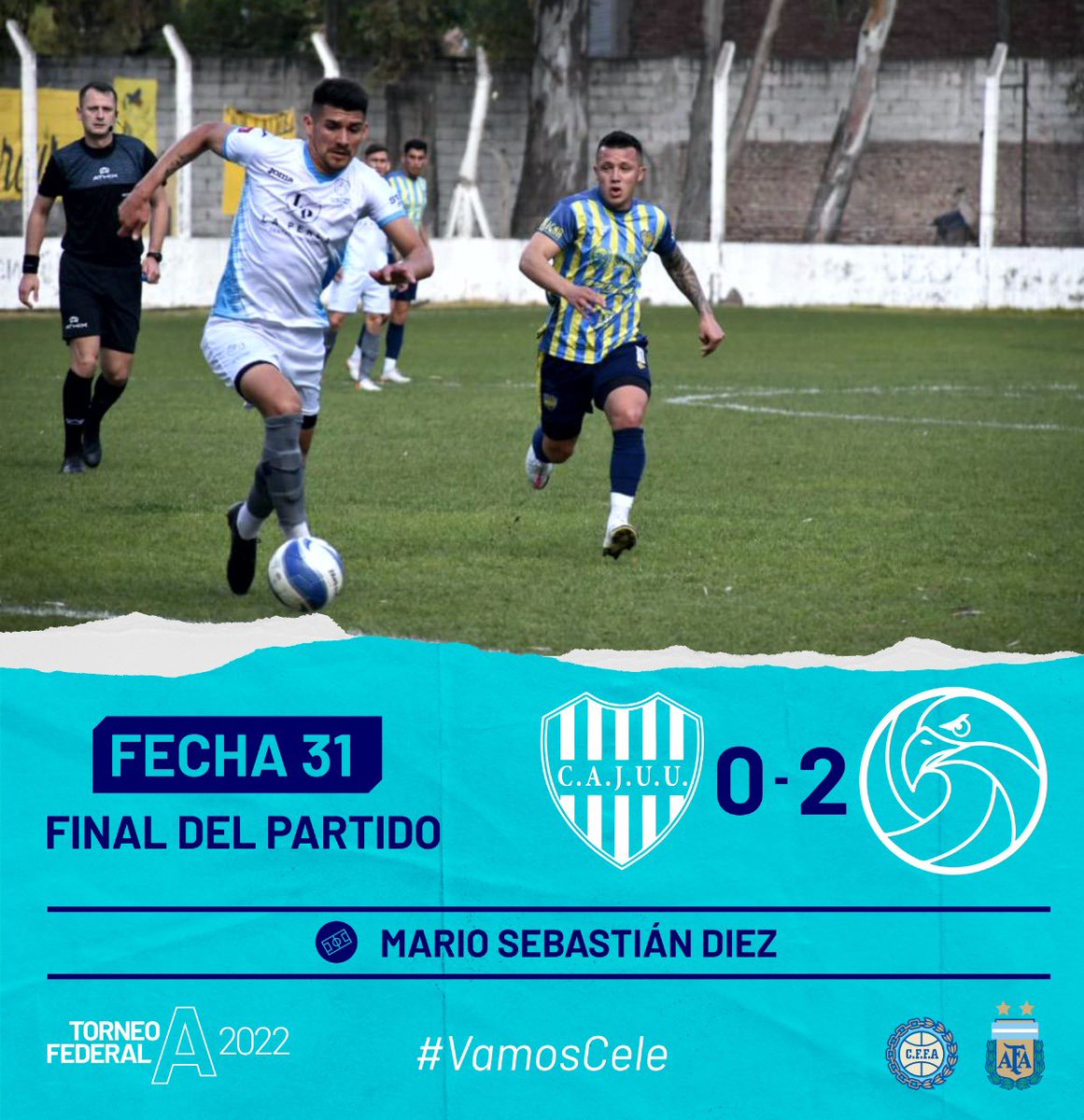 ClubCdBolivarOF's tweet photo. #FederalA⚽️
🔵GANOOOOO “EL CELE💙”!!!!
🔵Triunfazo en San Luis para seguir subiendo en la tabla (3er puesto con 45 pts) !! Con goles de #AlfredoTroncoso e #IvanPaz (golazo desde la mitad de la cancha), #CiudadDeBolivar venció 2 a 0 a #JuventudDeSanLuis.
🔵#VamosCele💙 https://t.co/iArICWtT84