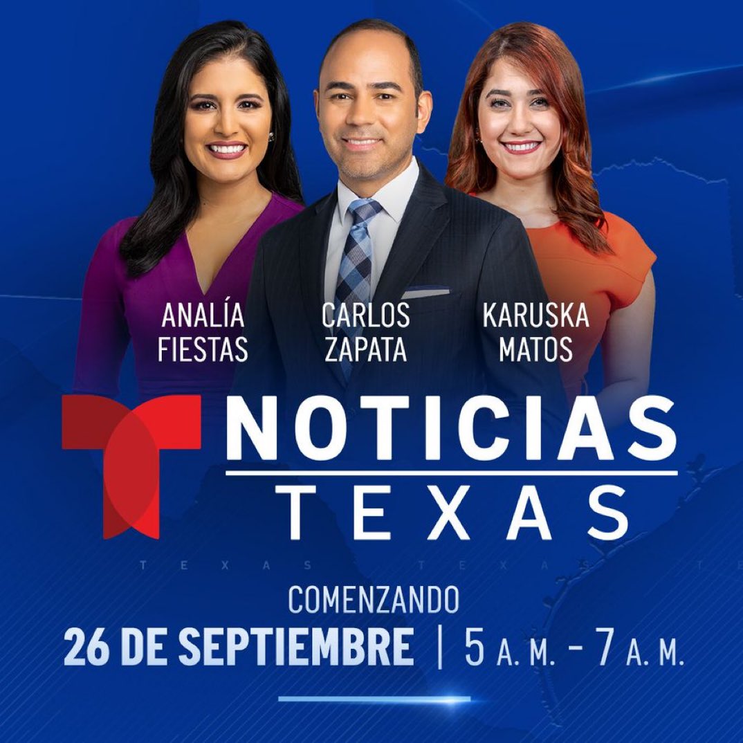 ¡Mañana lunes! más cerca de ustedes y más conectados desde antes del amanecer. Sigue <a href="/Analia_Fiestas/">Analía Fiestas</a> <a href="/CazNews/">Carlos Zapata</a> <a href="/KaruskaMatos/">Karuska Matos Horta ☀️</a> por <a href="/Telemundo39/">Telemundo 39</a> 5-7a y también las 10a por <a href="/UNICAESRADIO/">UNICA RADIO USA</a>