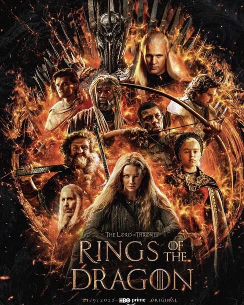 Momento histórico para la fantasía.
Disfruta de ambas, y si comparas, hazlo de forma sana.
#TheRingsOfPower.
#HouseOfTheDragon .