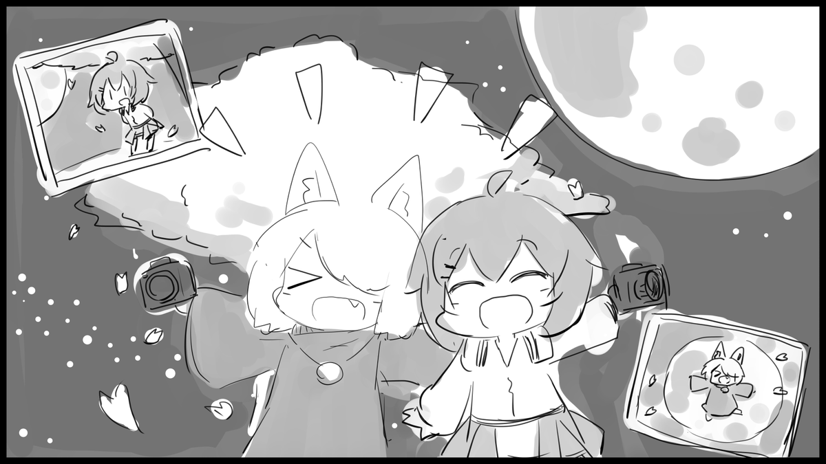 frame_ma10's tweet photo. #VRChat
#HelloWorld_VRC
#kamicat さんが書いてくれた4コマ漫画のラストシーン。
キャラクターの表情がとてもかわいい!
HelloWorldのエントランスには完成版が
既に実装されています。 https://t.co/RD9w559bjR