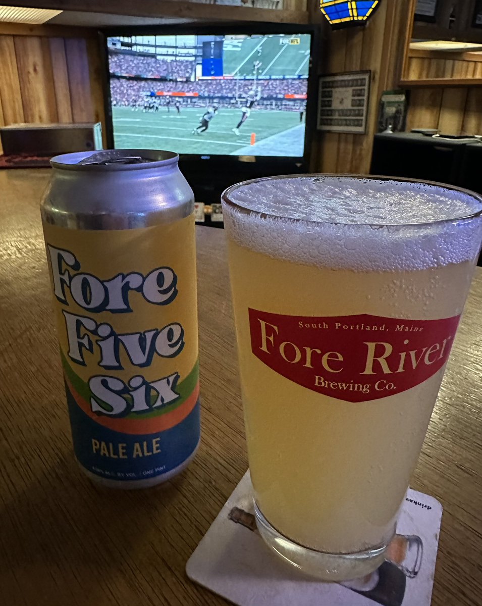 It’s football Sunday. Time for some <a href="/ForeRiverBrew/">Fore River Brewing Company</a>