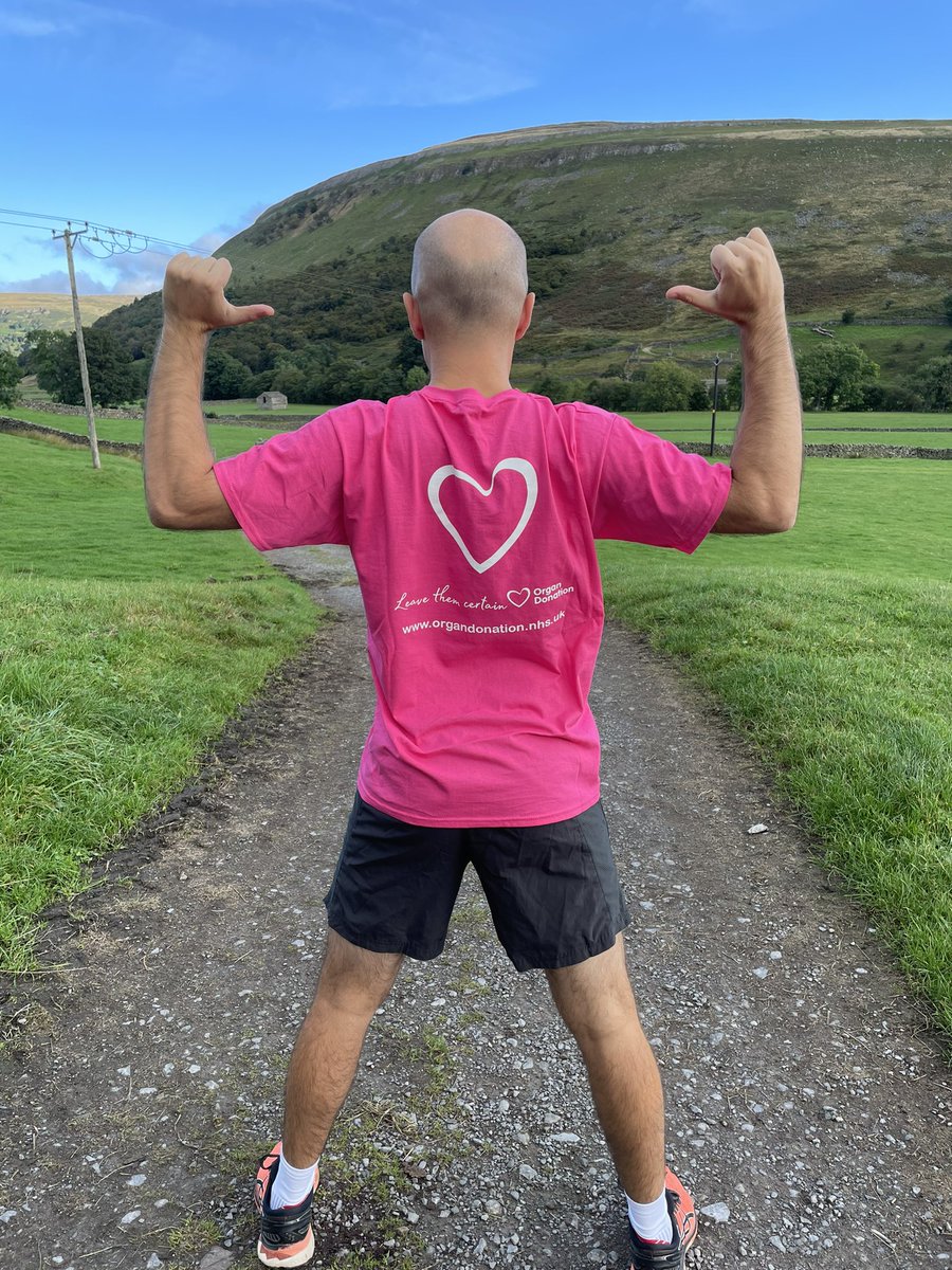 AnnaLittlejohns's tweet photo. Enjoying clocking some miles for @Race4Recipients in the gorgeous Yorkshire Dales. All in honour of organ donors, recipients and those waiting. Get your wishes registered at https://t.co/42ns2aE1dD and come on Team Yorkshire!
 @myhtcritcare @MidOrgan @Yorkshire_OTDT https://t.co/xRPPmSMsJ0