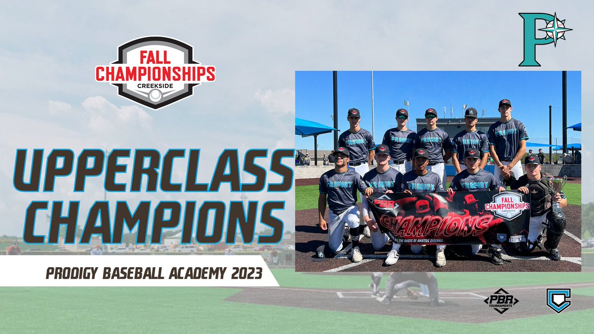 What a weekend for <a href="/ProdigyBasebal/">KC Prodigy Baseball</a> ‼️ The 2023 grads go 4-0 with a dominant win in the championship game! 

@PBRTournaments <a href="/PBRMissouri/">PBRMissouri</a> @CreeksideBase