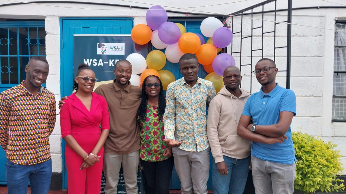 WSA_Kenya's tweet photo. New office space! Our physical offices are located along Kanga Road Langata, Nairobi. Officially opened by @AnthonyOnugba, founder of our parent group @wsacentre. Officiated by @mukonyamukonya, our country coordinator. https://t.co/mx3muysOqq