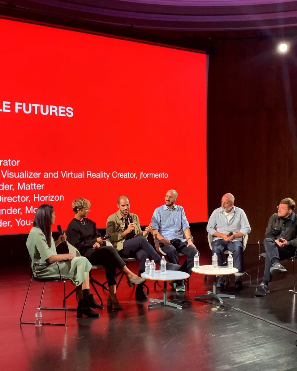 What a great way to close @L_D_F 2022. — Thank you everyone who attended the panel. It was a pleasure sharing a bit of the small experience with #metaverse that I had so far. Just the beginning of some great experiments and things to be created. Exciting!

#ldf22 #london #design